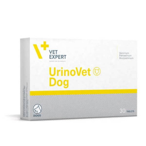 VETEXPERT URINOVET DOG papildbarība suniem Urīnceļu, nieru veselība 400mg N30